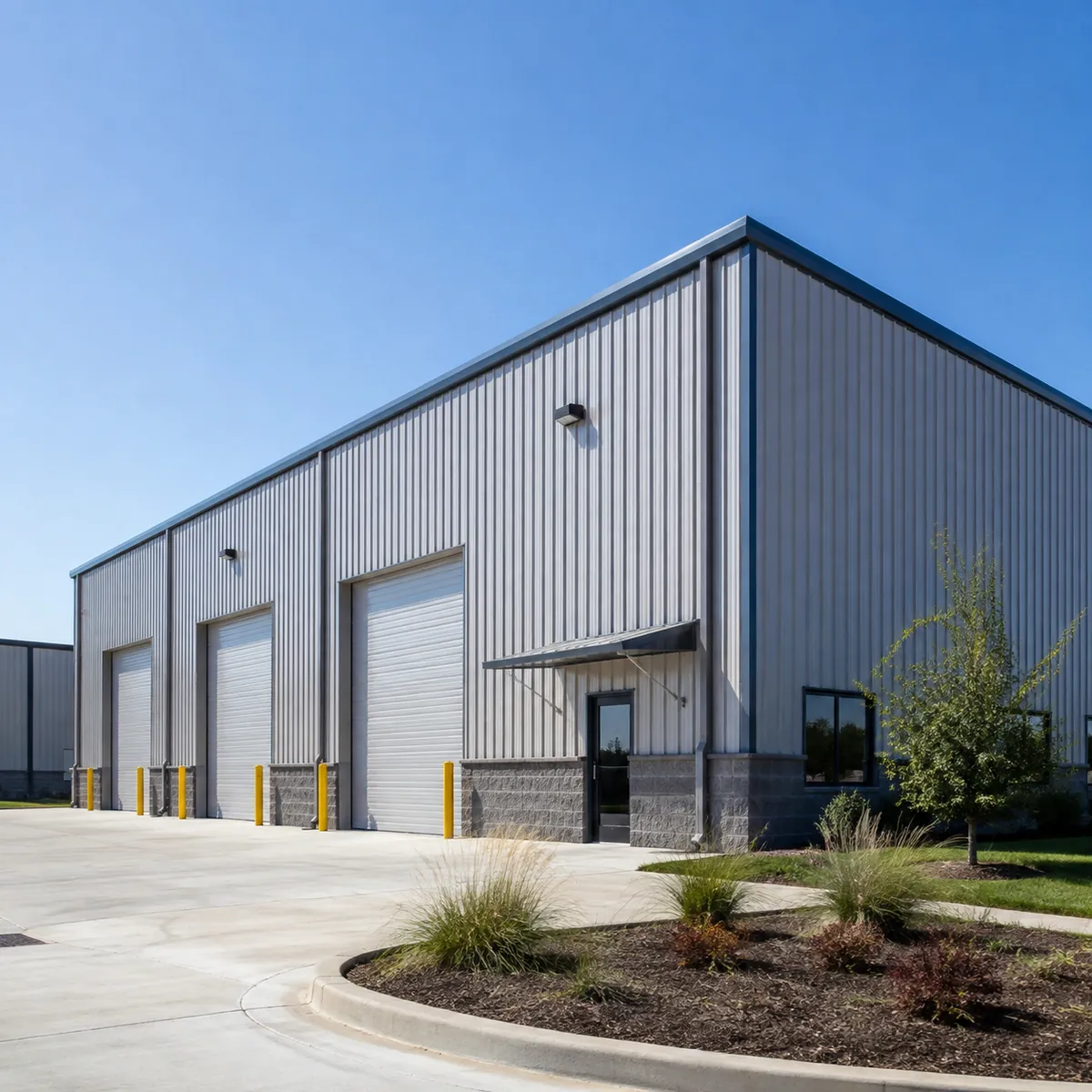 pre-engineered steel building supplier site detail