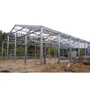 Steel frame building structure assembled with high-strength bolted connections