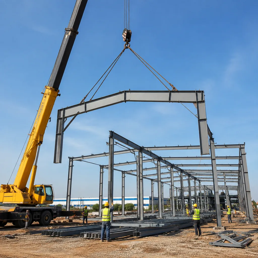 steel building project document review - illustrative