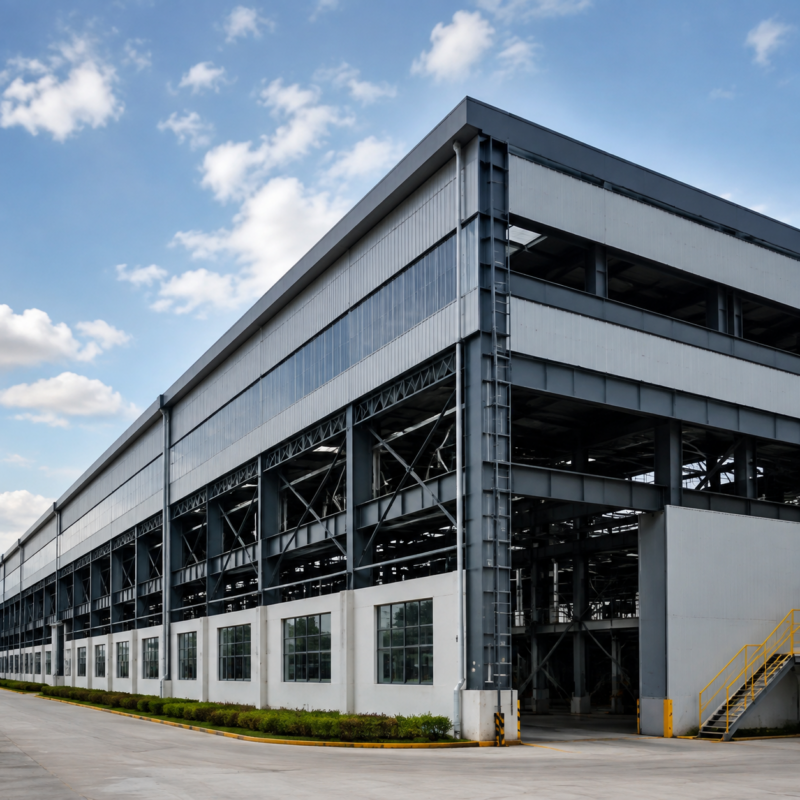 Steel Structure Custom Steel Structure Factory Heavy Industry