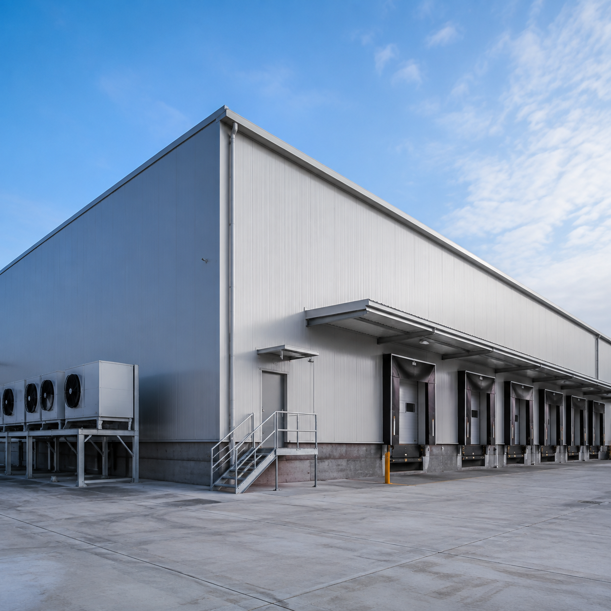 Steel Structure Prefabricated Steel Cold Storage Freezer Warehouses