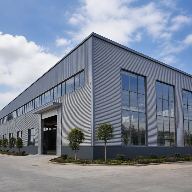Steel Structure Prefabricated Steel Workshop Manufacturing Facilities