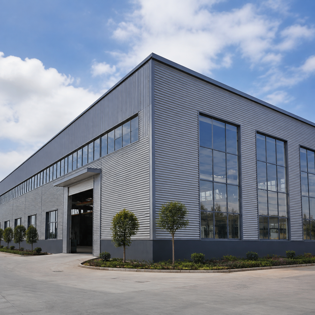 Steel Structure Prefabricated Steel Workshop Manufacturing Facilities