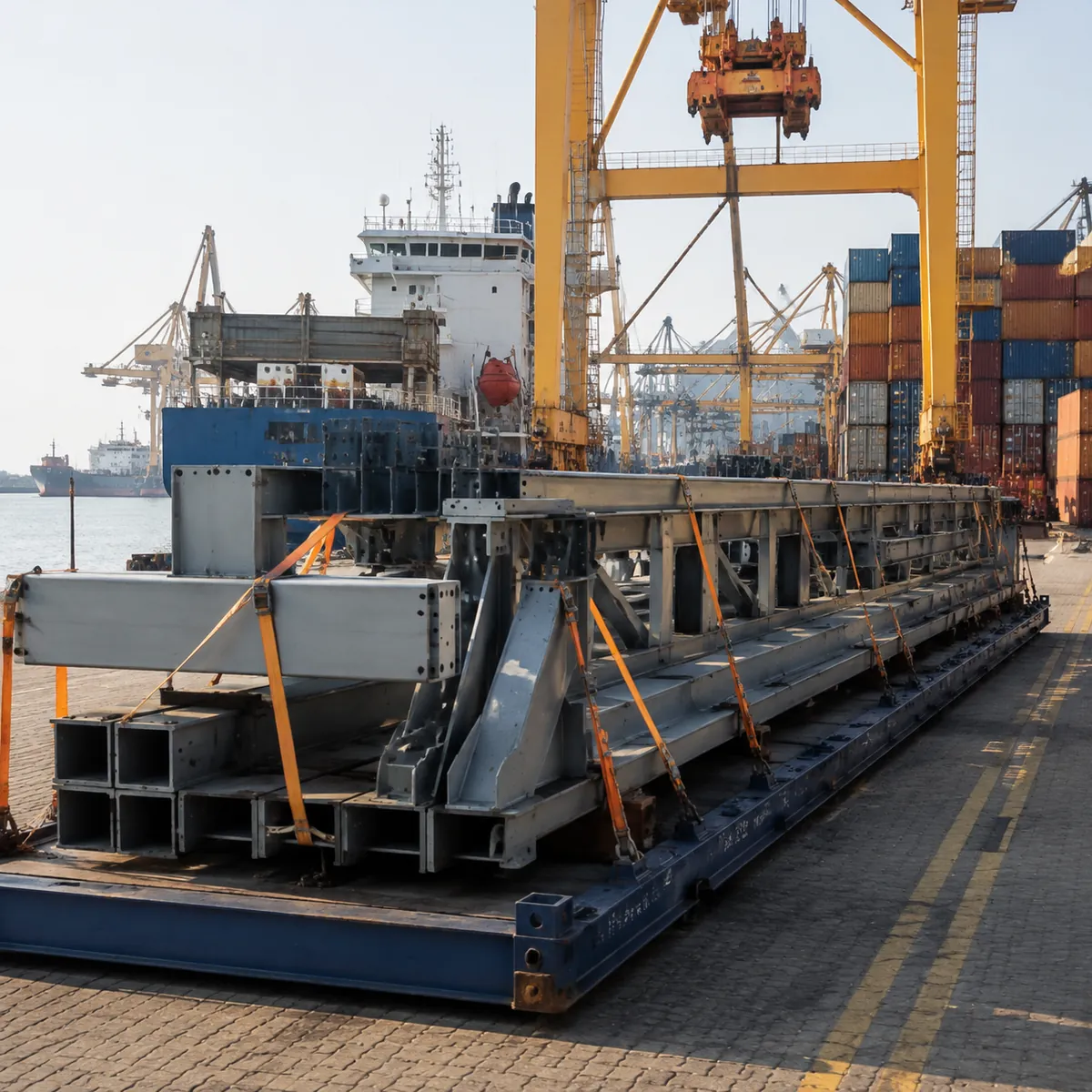 steel warehouse UAE site detail